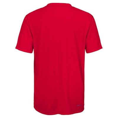 Back (Outerstuff Washington Capitals Avalanche Short Sleeve Tee Shirt - Youth)