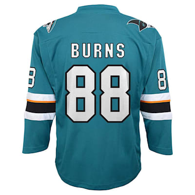 Back (Outerstuff San Jose Sharks Burns Jersey - Youth)