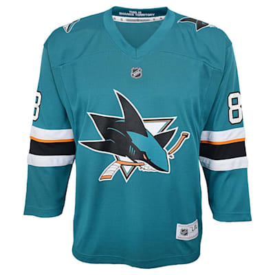 Front (Outerstuff San Jose Sharks Burns Jersey - Youth)