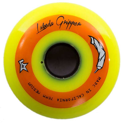 Medium (Labeda Yellow Gripper Inline Hockey Wheel)