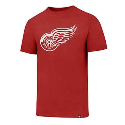 Detroit Red Wings Tshirt Vintage Goalie Mask Red NHL Hockey 