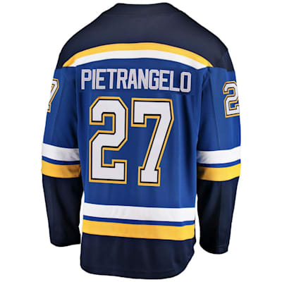 Fanatics NHL St. Louis Blues Alex Pietrangelo #27 Hockey Jersey Mens Size  XS New