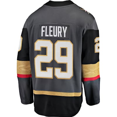 Monkeysports Vegas Golden Knights Uncrested Adult Hockey Jersey in Charcoal Size XX-Large