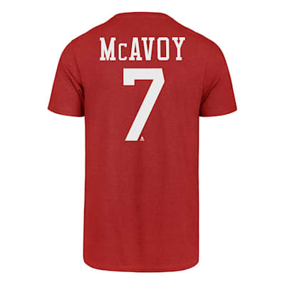 47 Brand Boston University Alumn Charlie McAvoy Tee Adult Pure