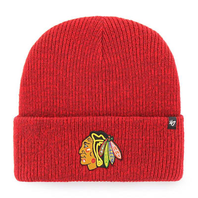  (47 Brand Brain Freeze Cuff Knit Hat - Chicago Blackhawks)