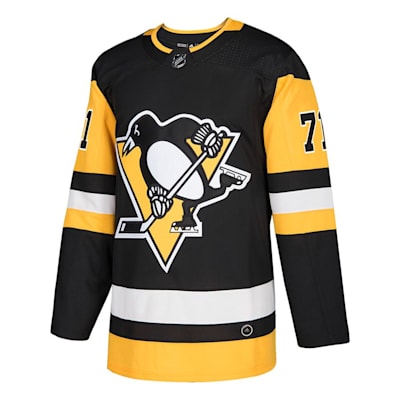 Front (Adidas Pittsburgh Penguins Malkin #71 Authentic NHL Jersey - Home - Adult)
