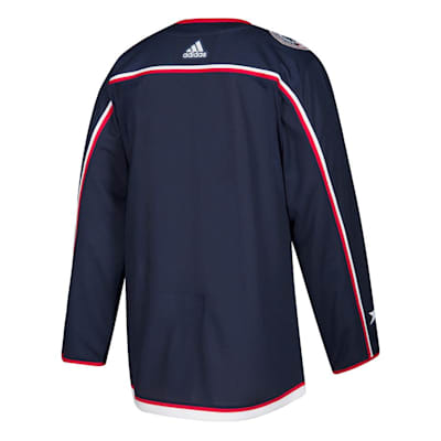 Back (Adidas Columbus Blue Jackets Authentic NHL Jersey - Home - Adult)
