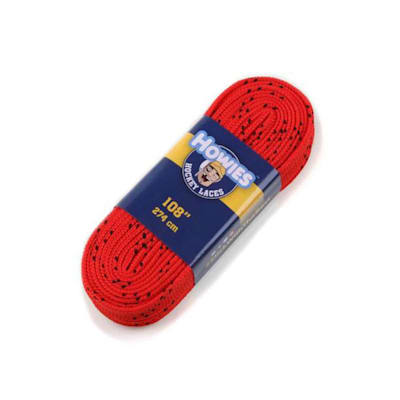 Red (Howies Colored Cloth Hockey Laces)