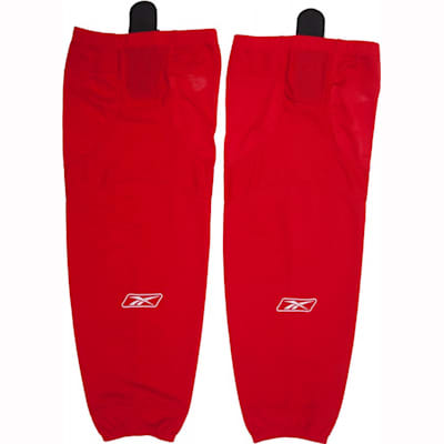 Red (Reebok SX100 Edge Gamewear Hockey Socks - Intermediate)