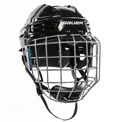 Black (Bauer S18 IMS 5.0 Hockey Helmet Combo)