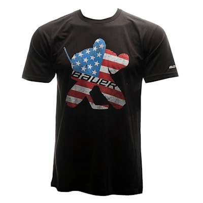  (Bauer Patriot Goalie Short Sleeve Tee Shirt - Adult)