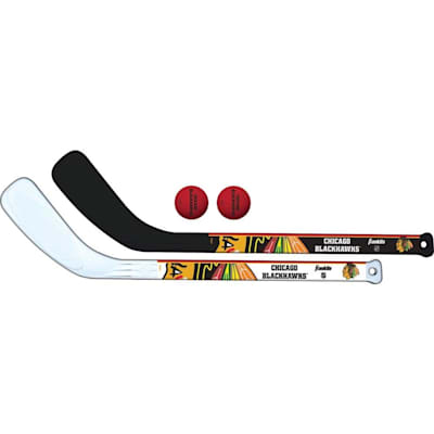  (Franklin NHL Mini Hockey Stick Set - Chicago Blackhawks)