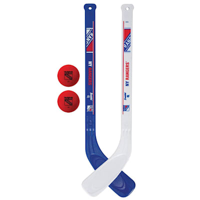  (Franklin NHL Mini Hockey Stick Set - New York Rangers)