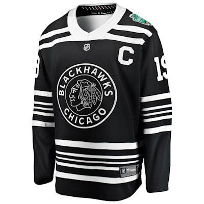 Men's Chicago Blackhawks Jonathan Toews adidas Black 2019 Winter Classic  Authentic Player Jersey