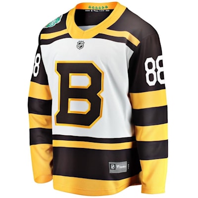 Fanatics Branded Men's David Pastrnak Black Boston Bruins Home Premier Breakaway Player Jersey - Black