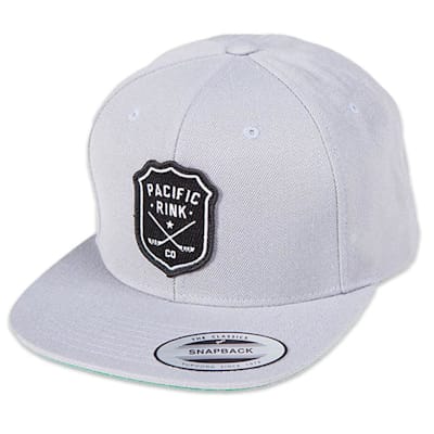  (Pacific Rink Sheriffs Snapback Cap - Silver - Adult)