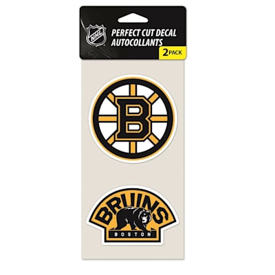 Perfect Cut Decal 2Pk Bruins (Wincraft Perfect Cut Decal 2PK - Boston Bruins)