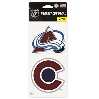 Perfect Cut Decal 2PK Avalanche (Wincraft Perfect Cut Decal 2PK - Colorado Avalanche)
