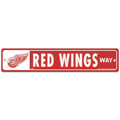 NHL Street Sign Red Wings (Wincraft Detroit Red Wings Street Sign)