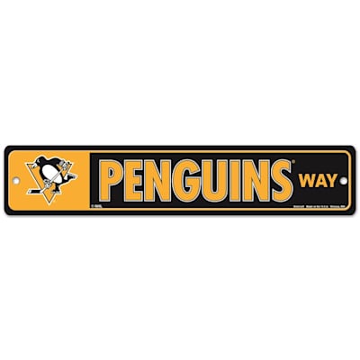 NHL Street Sign Penguins (Wincraft Pittsburgh Penguins Street Sign)