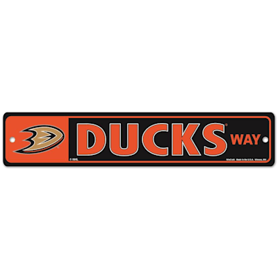 NHL Street Sign Ducks (Wincraft Anaheim Ducks Street Sign)