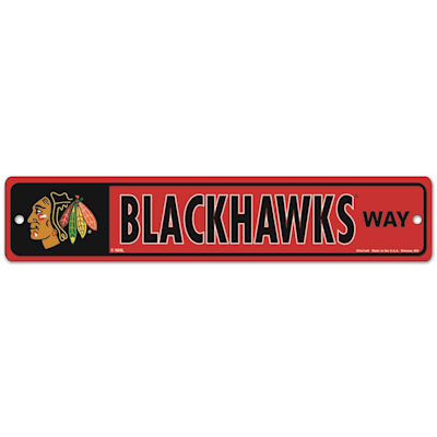 NHL Street Sign Blackhawks (Wincraft Chicago Blackhawks Street Sign)