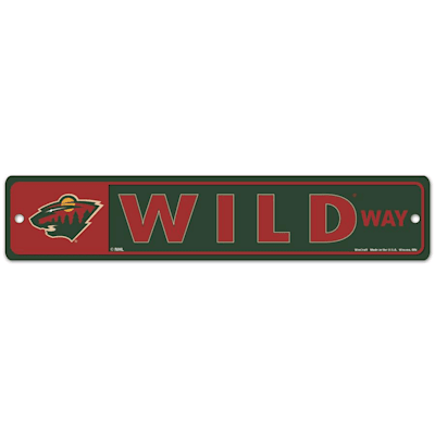NHL Street Sign Wild (Wincraft Minnesota Wild Street Sign)