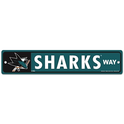NHL Street Sign Sharks (Wincraft San Jose Sharks Street Sign)