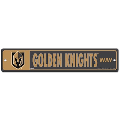 NHL Street Sign Knights (Wincraft Las Vegas Golden Knights Street Sign)