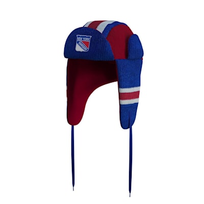  (Hockey Sockey New York Rangers Reversible Trapper Hat - Adult)