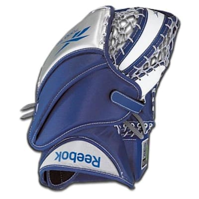 New Reebok Revoke Pro int goalie glove blocker reg hand LH glove catcher blue 