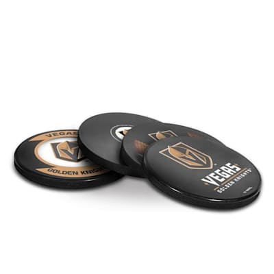  (InGlasco Puck Coasters Pack - Vegas Golden Knights)