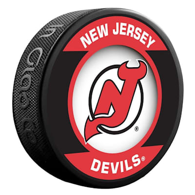  (InGlasco NHL Retro Hockey Puck - New Jersey Devils)