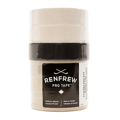  (Renfrew Hockey Tape Assorted 6 Pack - Clear/White/Black)
