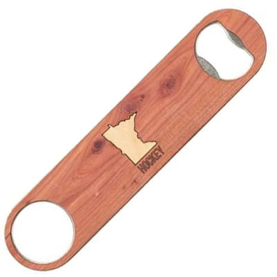  (Woodchuck USA Minnesota Hockey Bottle Opener - Long)