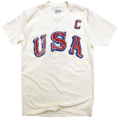 Front (Streaker Sports 1968 Herb Brooks USA Hockey Tee Shirt - Adult)