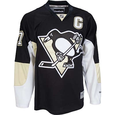 Men's Pittsburgh Penguins Sidney Crosby CCM Authentic Throwback Jersey -  Black