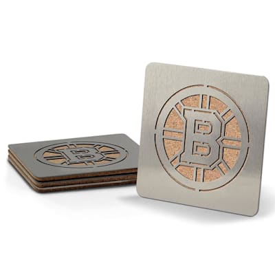  (YouTheFan 4-Piece NHL Team Boasters Set - Boston Bruins)