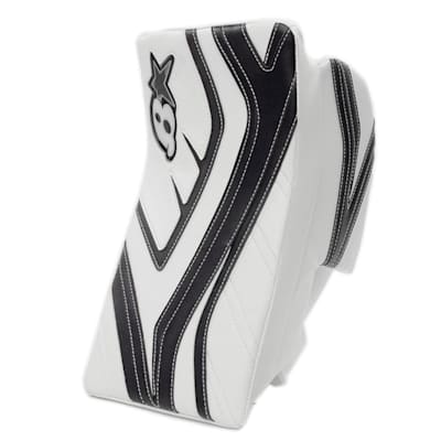 White/Navy (Brians GNETiK IV Goalie Blocker - Senior)