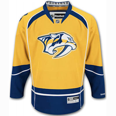 Nashville Predators Team Issued Used Practice Jersey Reebok Size 60 Goalie  Blue