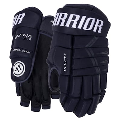 Navy (Warrior Alpha Lite Hockey Gloves - Junior)