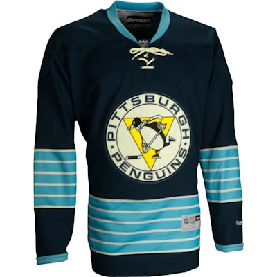 NHL Pittsburgh Penguins T shirt Light Blue Men's Medium