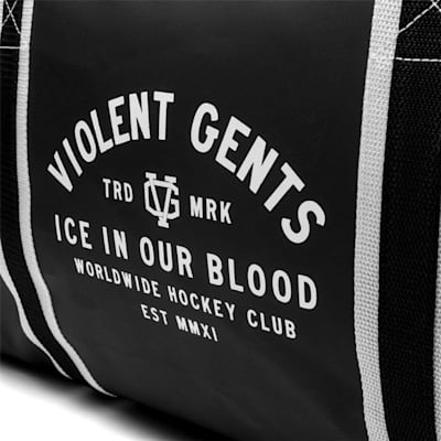 Pro vinyl style gear equipment VGHC black white Violent Gentlemen VG Hockey Bag 