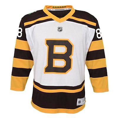 Youth Boston Bruins David Pastrnak Black 2023 Winter Classic Premier Player  Jersey