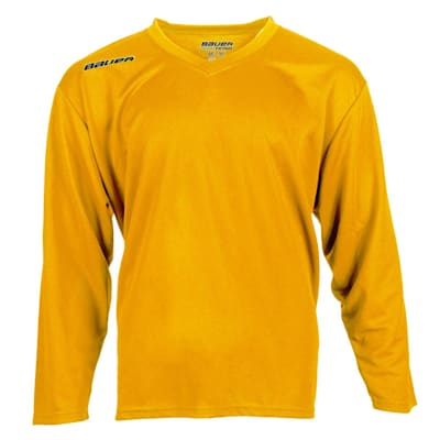 Goalies Plus Senior Goalie Cut Practice Jersey - Navy Blue, Sport Gold &  White