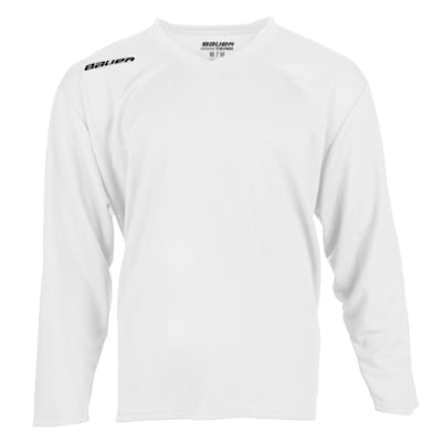 White hockey practice jersey shop