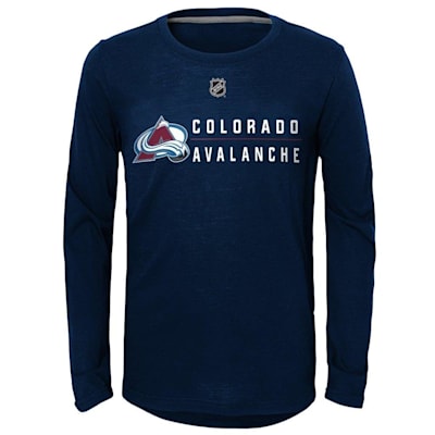  (Outerstuff Deliver A Hit Long Sleeve Tee - Colorado Avalanche - Youth)