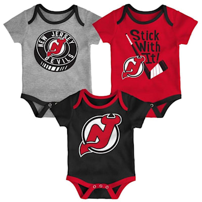 Outerstuff NJ Devils Cuddle and Play 3-Pack Set - Infant