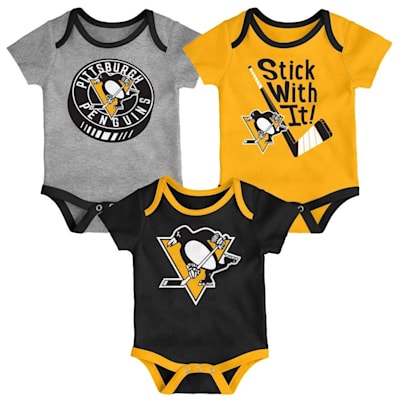 (Outerstuff Pittsburgh Penguins Cuddle and Play 3-Pack Set - Newborn)