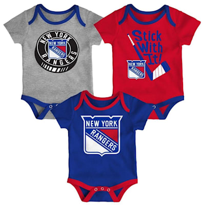 Ny rangers baby onesie on sale